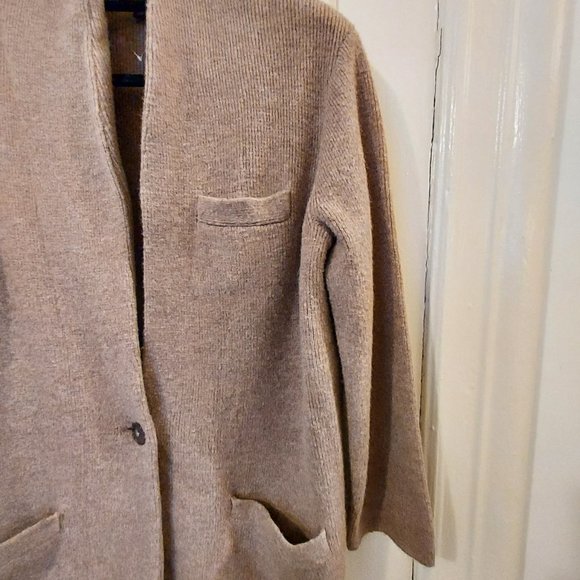 J.Crew  cardigan brown sweater M - Picture 5 of 11
